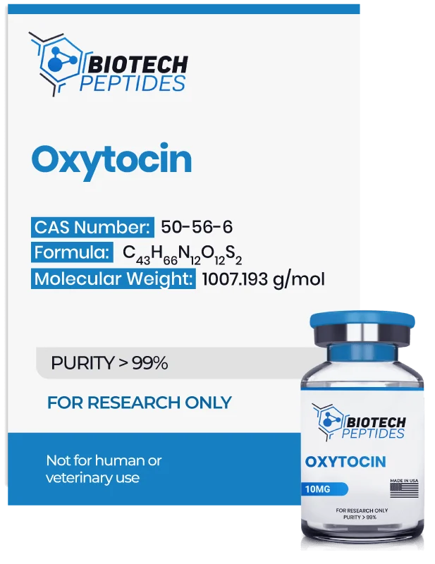 (❤️ “Love Hormone”) Oxytocin Peptide - 10mg - Biotech Peptides