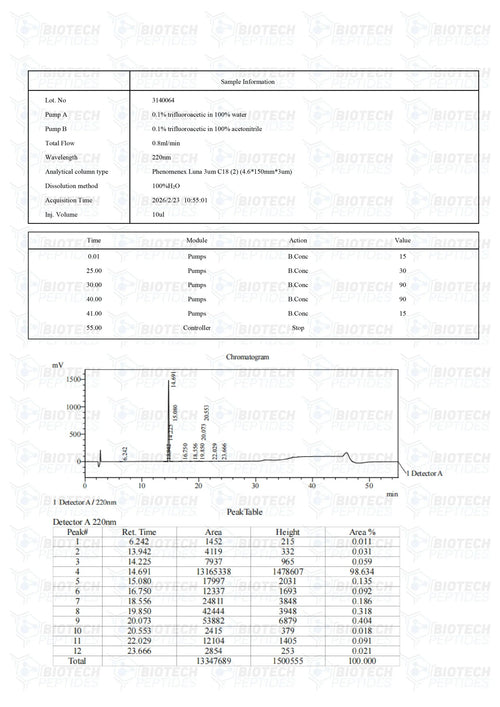 (❤️ “Love Hormone”) Oxytocin Peptide - 10mg - Biotech Peptides